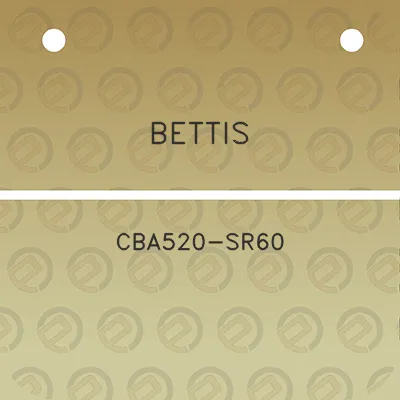 bettis-cba520-sr60