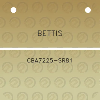 bettis-cba7225-sr81