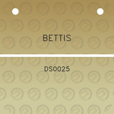 bettis-ds0025