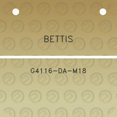 bettis-g4116-da-m18