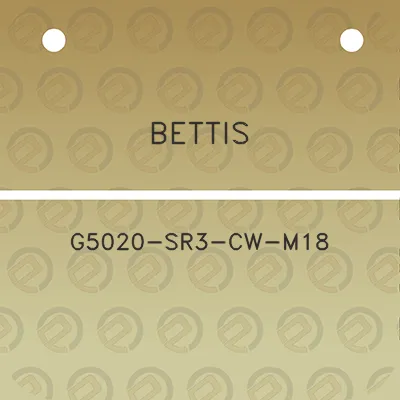 bettis-g5020-sr3-cw-m18