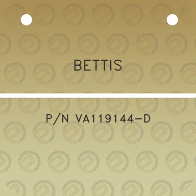 bettis-pn-va119144-d