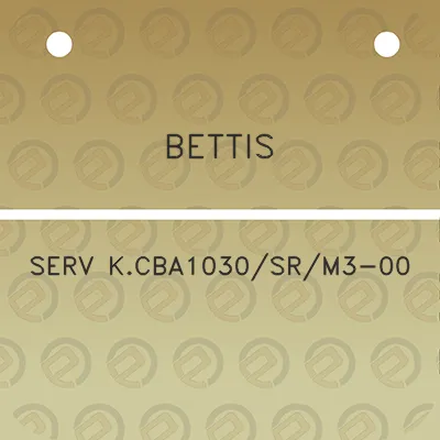 bettis-serv-kcba1030srm3-00