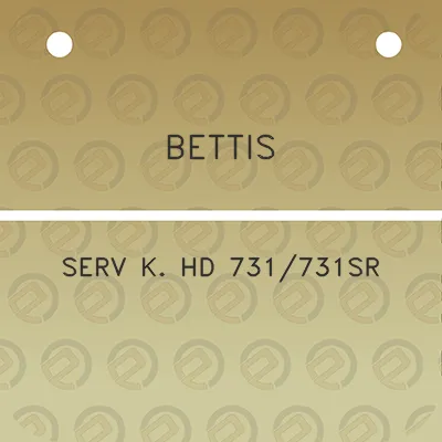 bettis-serv-k-hd-731731sr