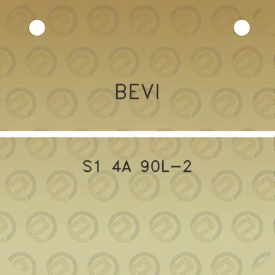 bevi-s1-4a-90l-2