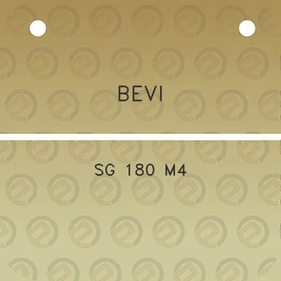 bevi-sg-180-m4