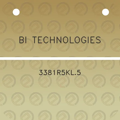 bi-technologies-3381r5kl5