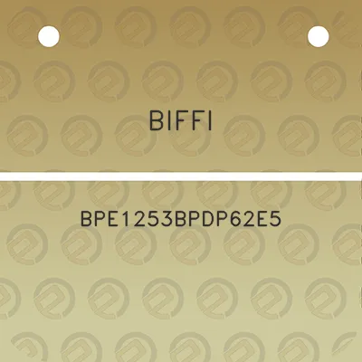 biffi-bpe1253bpdp62e5