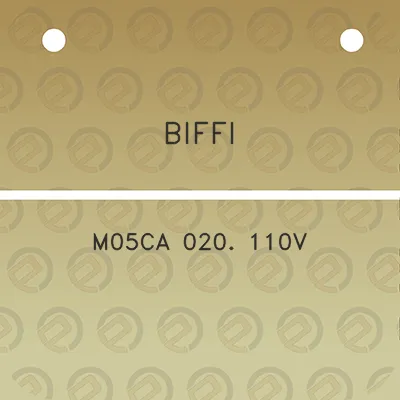 biffi-m05ca-020-110v