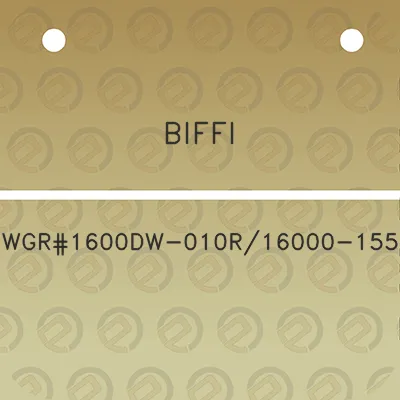 biffi-wgr1600dw-010r16000-155