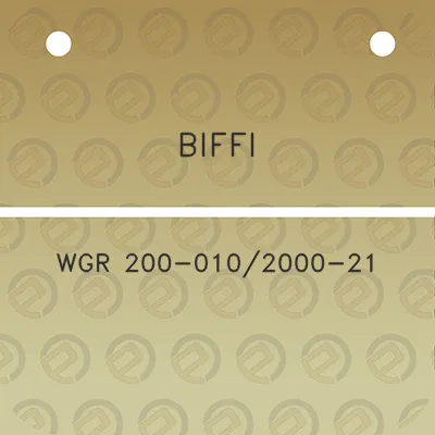 biffi-wgr-200-0102000-21