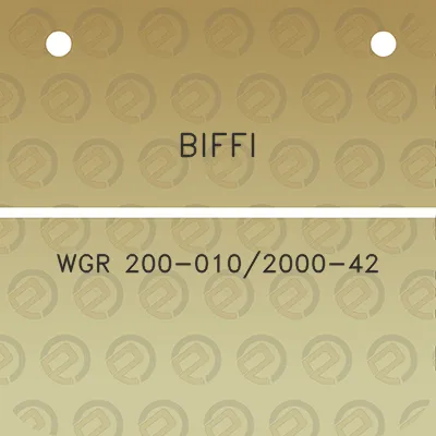 biffi-wgr-200-0102000-42