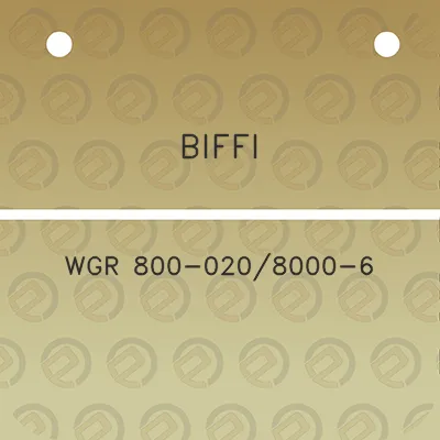 biffi-wgr-800-0208000-6