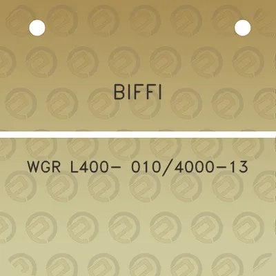 biffi-wgr-l400-0104000-13