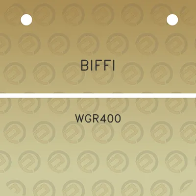 biffi-wgr400