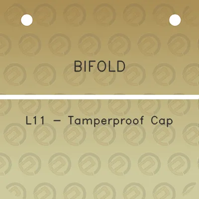 bifold-l11-tamperproof-cap