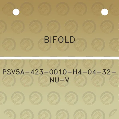 bifold-psv5a-423-0010-h4-04-32-nu-v