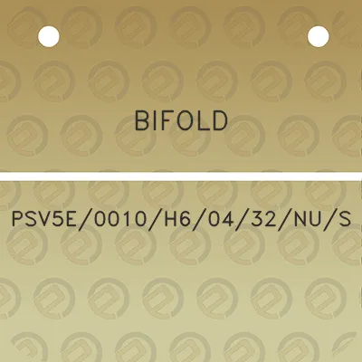 bifold-psv5e0010h60432nus