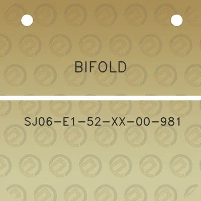 bifold-sj06-e1-52-xx-00-981