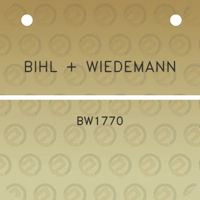 bihl-wiedemann-bw1770