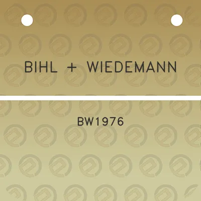 bihl-wiedemann-bw1976