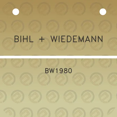 bihl-wiedemann-bw1980