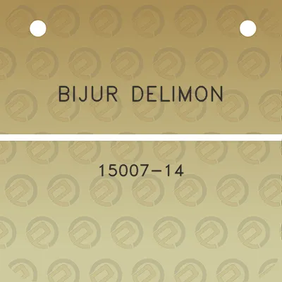 bijur-delimon-15007-14