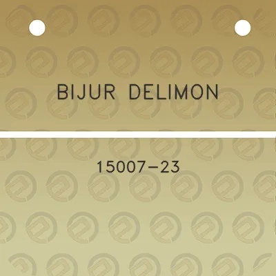 bijur-delimon-15007-23