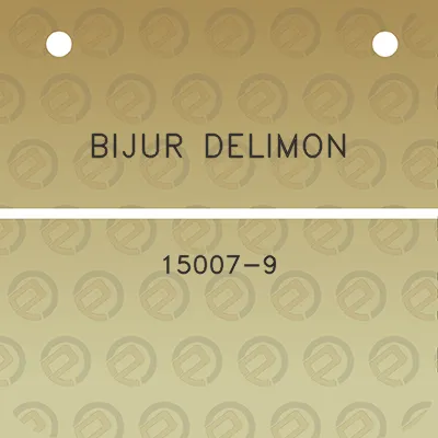 bijur-delimon-15007-9