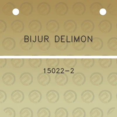 bijur-delimon-15022-2