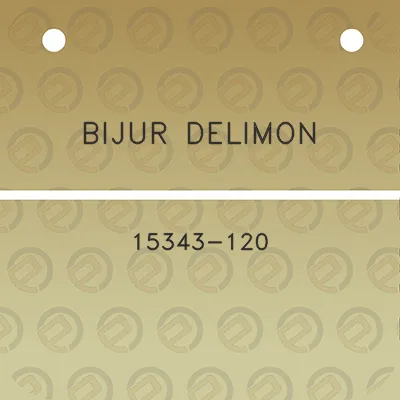 bijur-delimon-15343-120