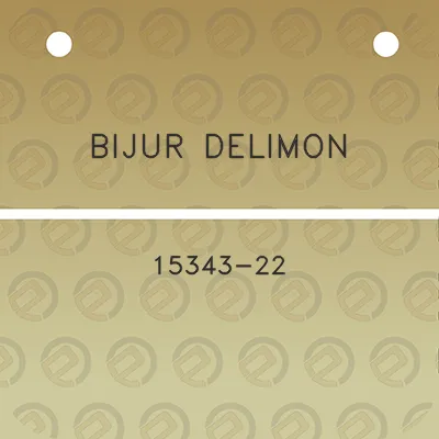 bijur-delimon-15343-22