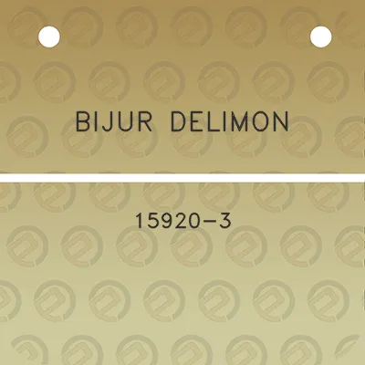 bijur-delimon-15920-3