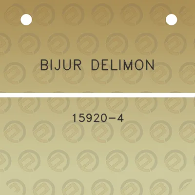 bijur-delimon-15920-4