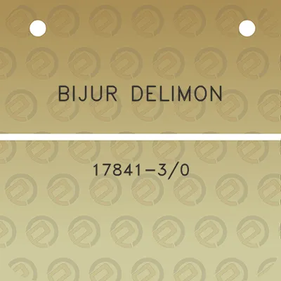 bijur-delimon-17841-30