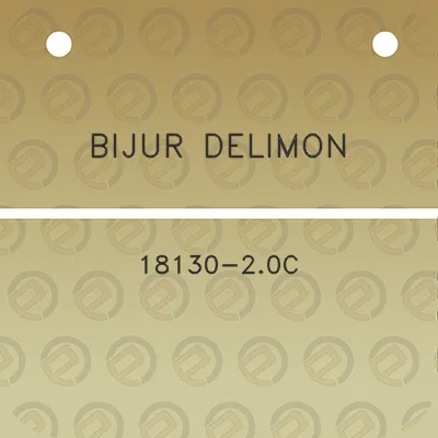 bijur-delimon-18130-20c