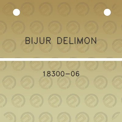 bijur-delimon-18300-06