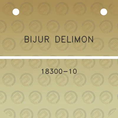 bijur-delimon-18300-10