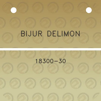 bijur-delimon-18300-30