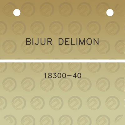 bijur-delimon-18300-40