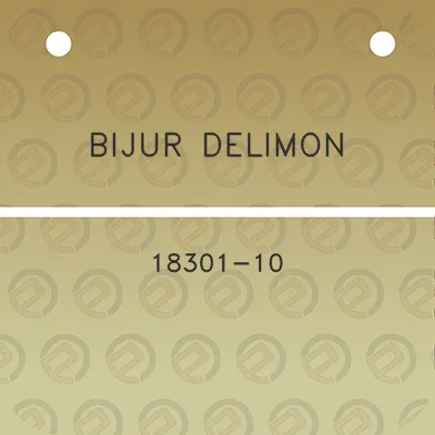 bijur-delimon-18301-10