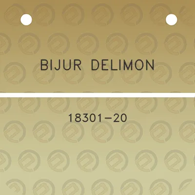 bijur-delimon-18301-20