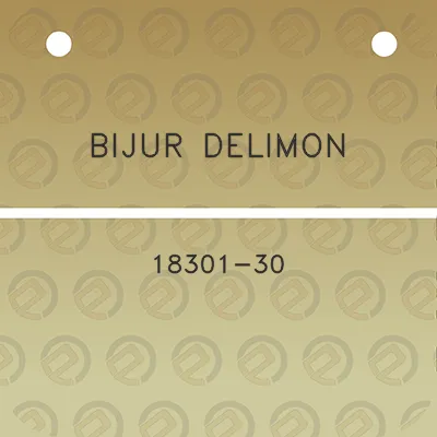 bijur-delimon-18301-30