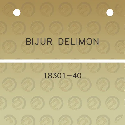 bijur-delimon-18301-40