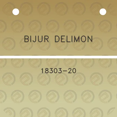 bijur-delimon-18303-20