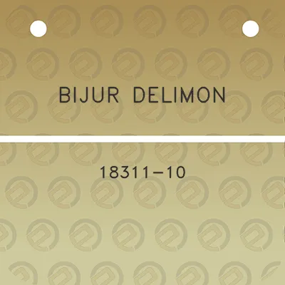 bijur-delimon-18311-10