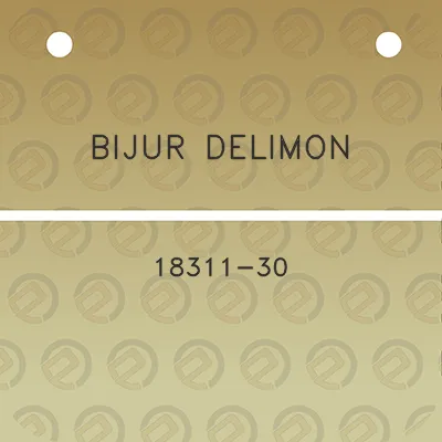 bijur-delimon-18311-30