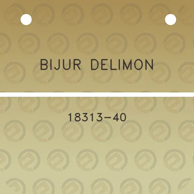 bijur-delimon-18313-40