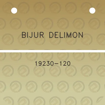 bijur-delimon-19230-120