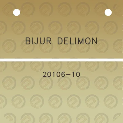 bijur-delimon-20106-10